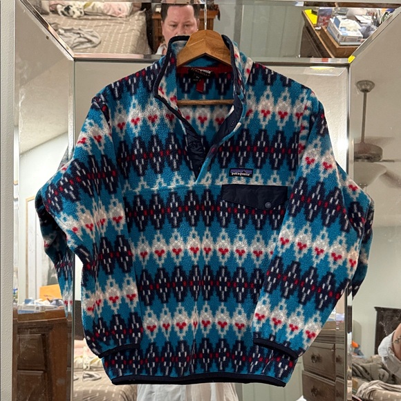 Patagonia Tops - Patagonia - Synchilla Multicolor Patterned Fleece Pullover